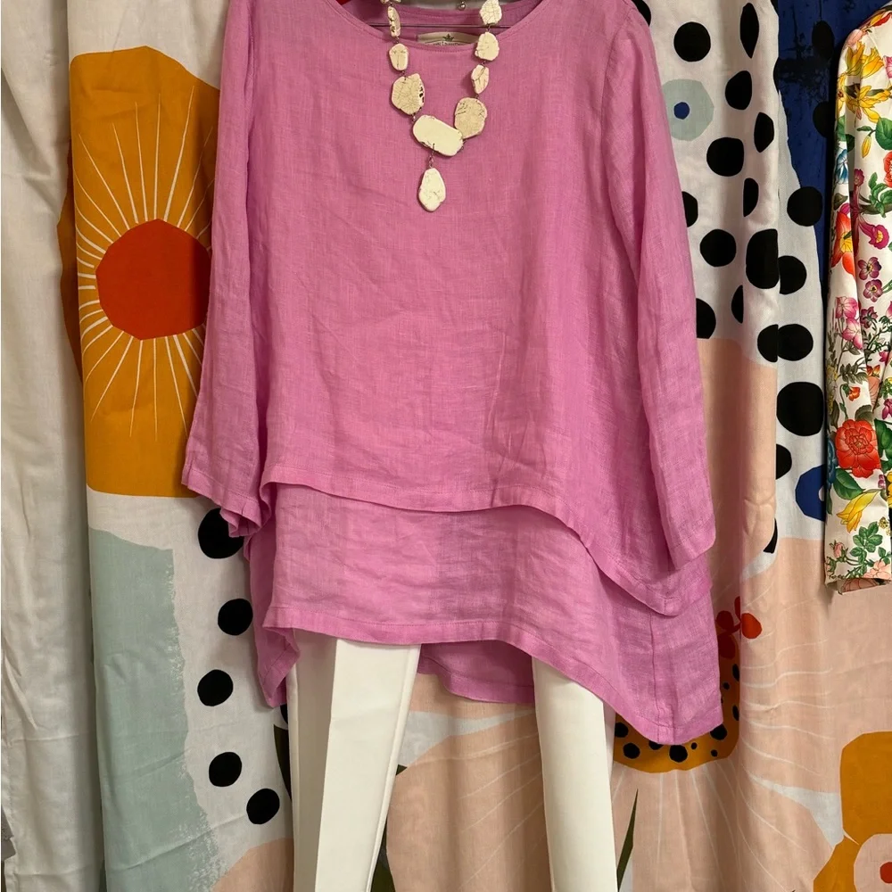 Anne Kline off-white/winter white/ dress slacks. Size 8 Ankle Length. - Picture 11 of 13